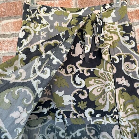 Free People Young Thing Maxi Mini Combo Wrap Skirt Women’s 6 Paisley Boho - Picture 5 of 10